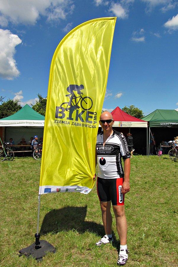 Przy fladze Bikeowa Ziemia Ząbkowicka
