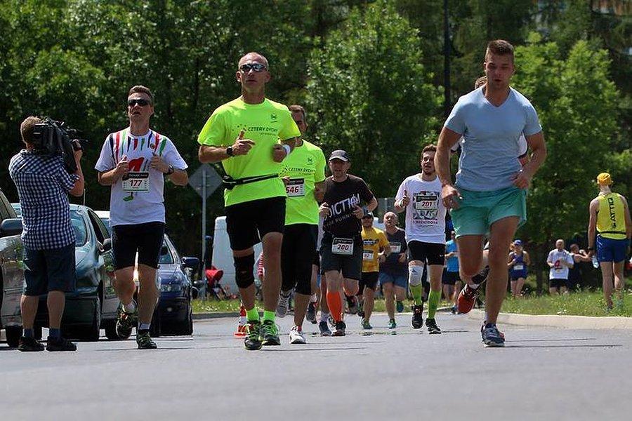 Podczas biegu "Chęc na Pięć"