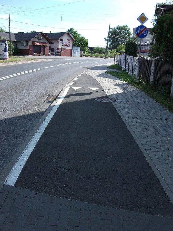 Droga rowerowa w Bytomiu