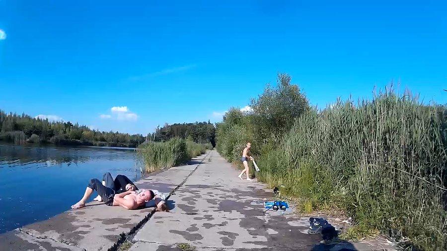 Pomiędzy stawami Makoszowskimi