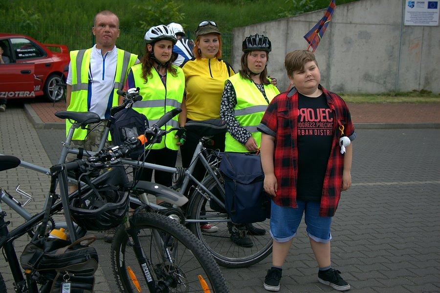 Łukasz z Niewidomymi na Tandemach