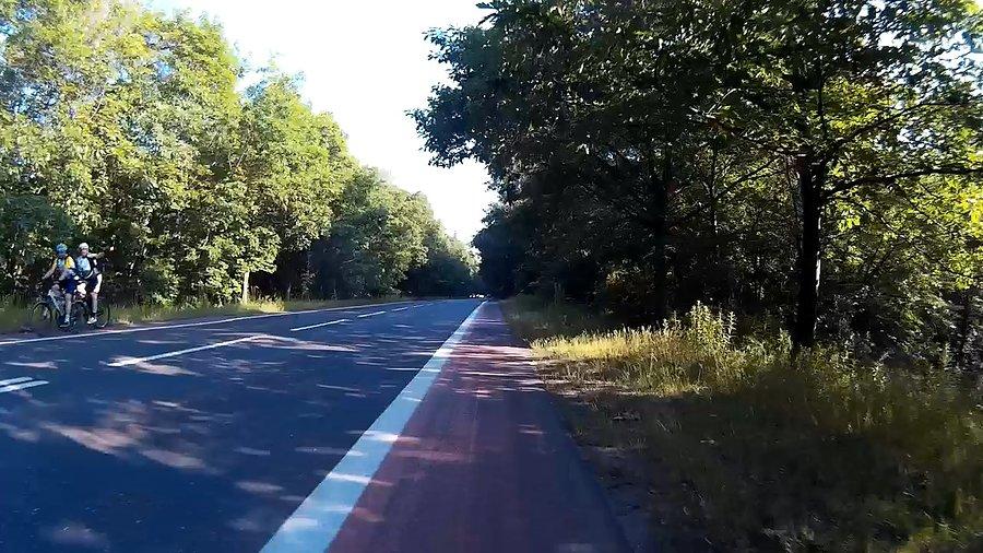 O... znajomi na rowerach :)