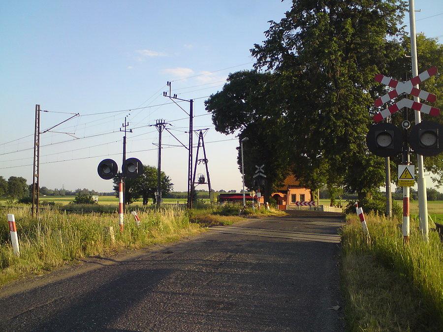 Przejazd kolejowy w Mąkoszycach