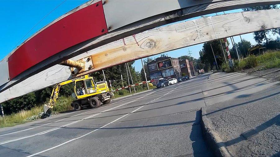 Na wirku znowu ciężki sprzęt na torach