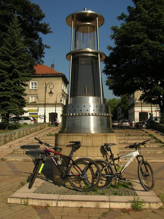 Lampka górnicza w dużej skali
