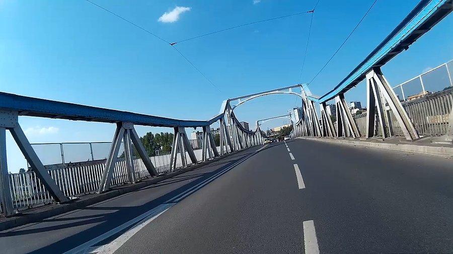 Na moście w Gliwicach