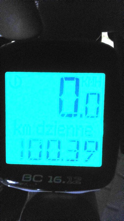Pauza po przejechaniu 100km