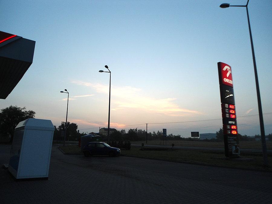 Wschód słońca po przejechaniu 190km