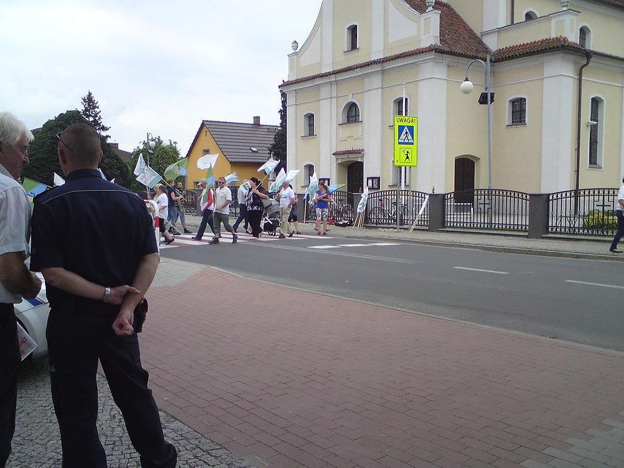 Chróścice - protest