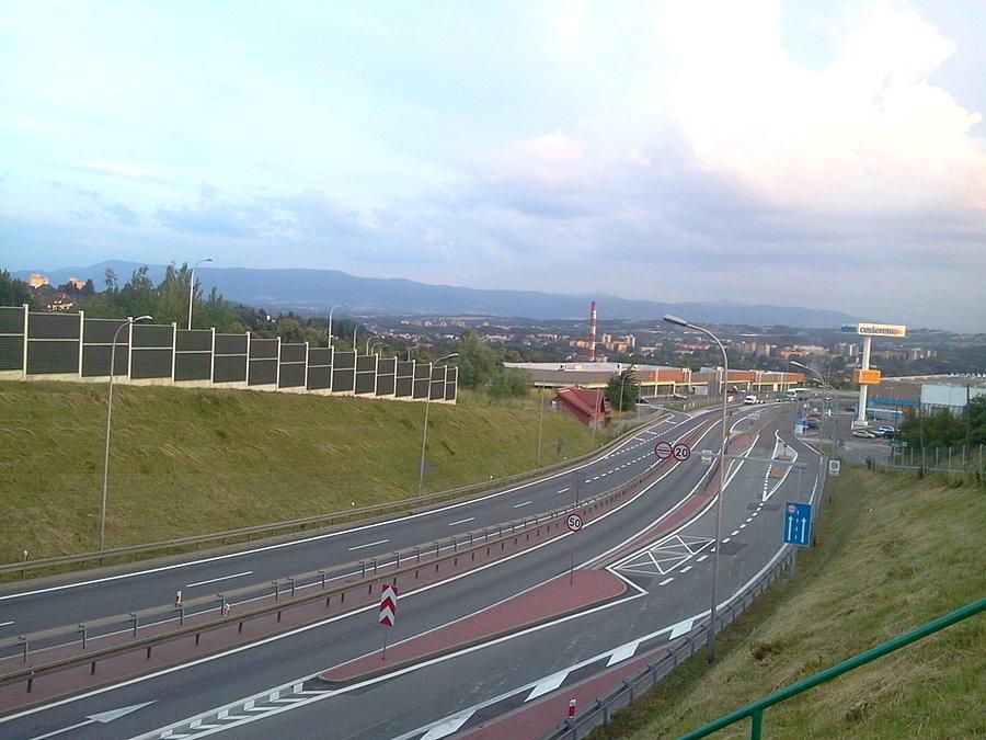 Widoczek z Pastwisk na Beskidy