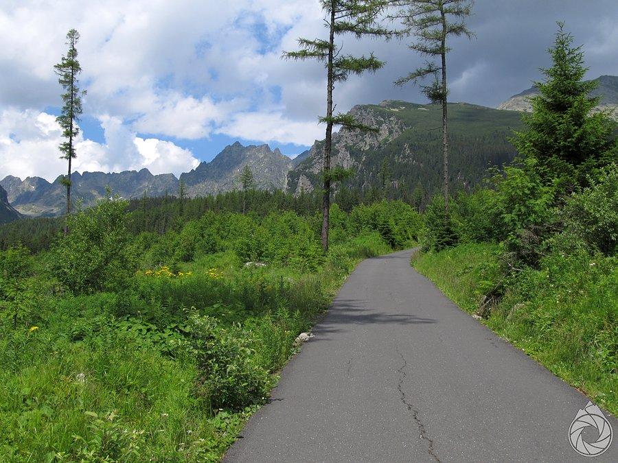 Podjazd podobny do podjazdu - tutaj na Popradske pleso