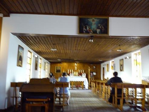 Wnętrze sanktuarium świętego Maksymiliana Marii Kolbego