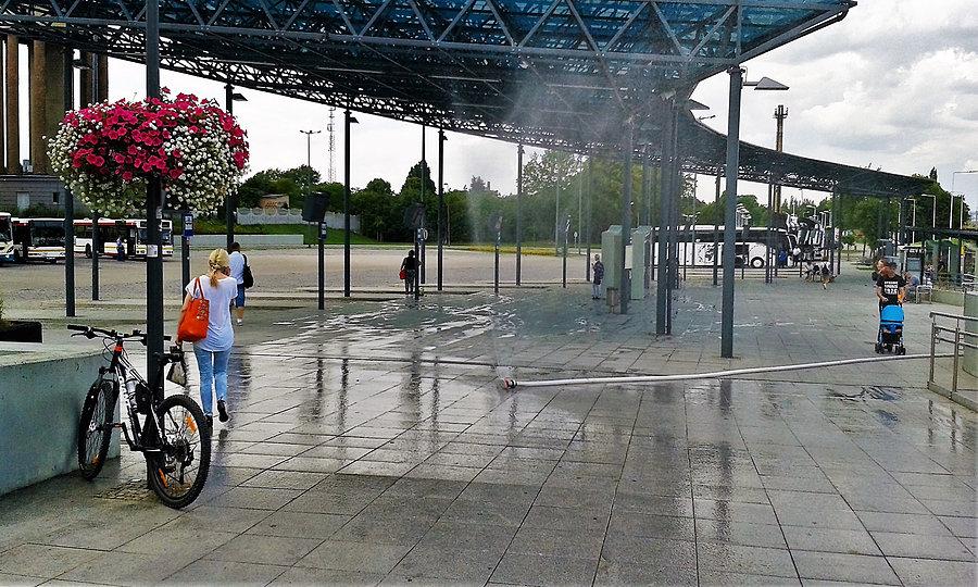 W upalne dni, jest i ochłoda...:) Tczew