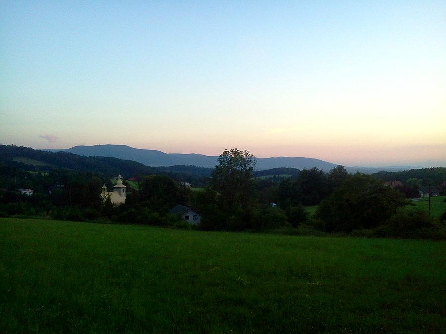 Widoczek na Leszną Górną i Jaworowy