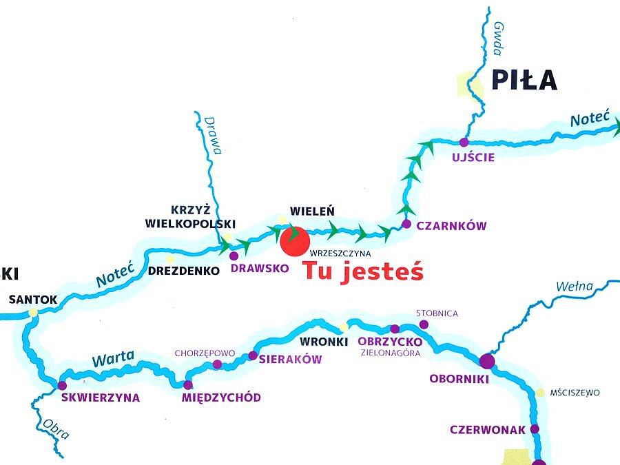 Fragment mapki sytuacyjnej