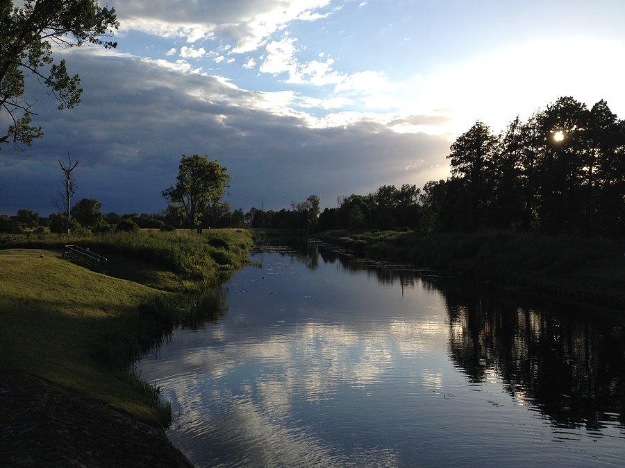 Widok na kanał dolny