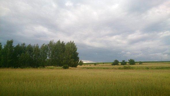 Chmury nad polami