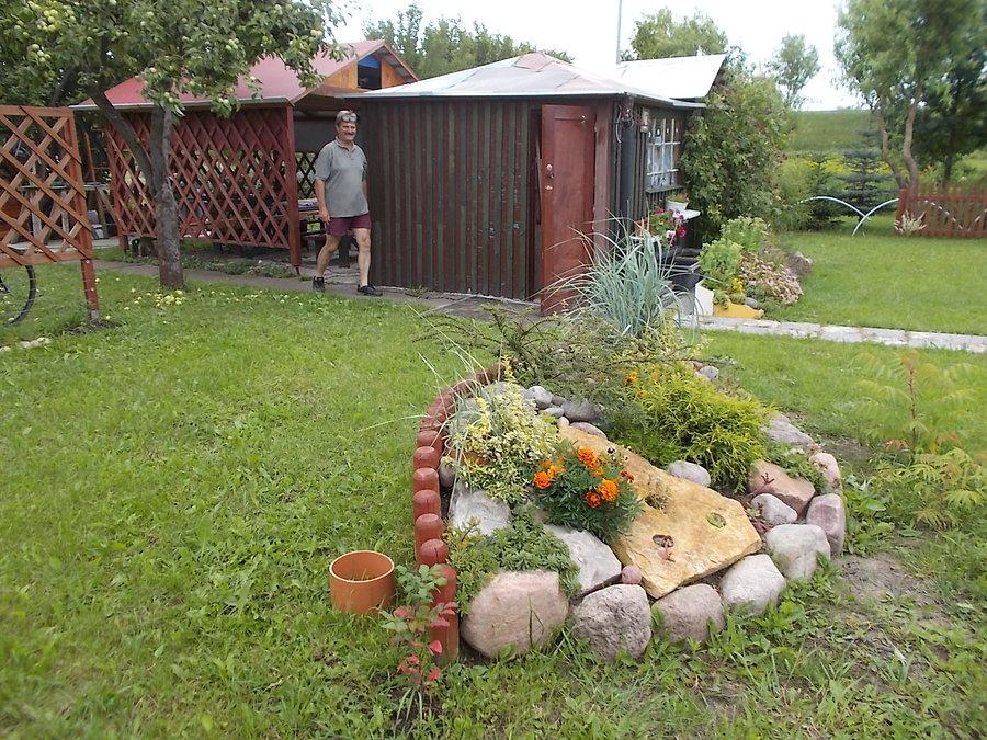 Działka Mirka "Drzewiarza" i sam gospodarz
