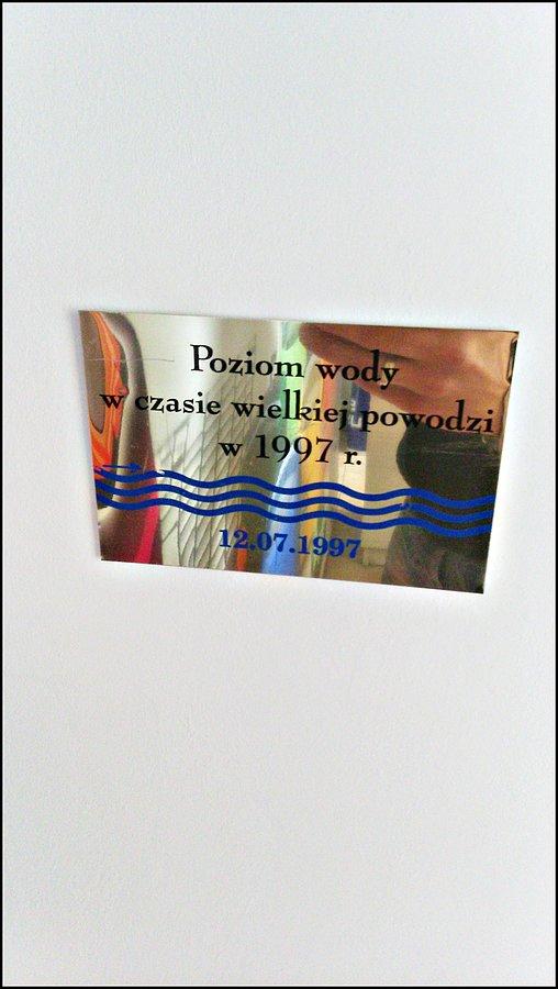 Poziom wody w 1997 na Komuny Paryskiej