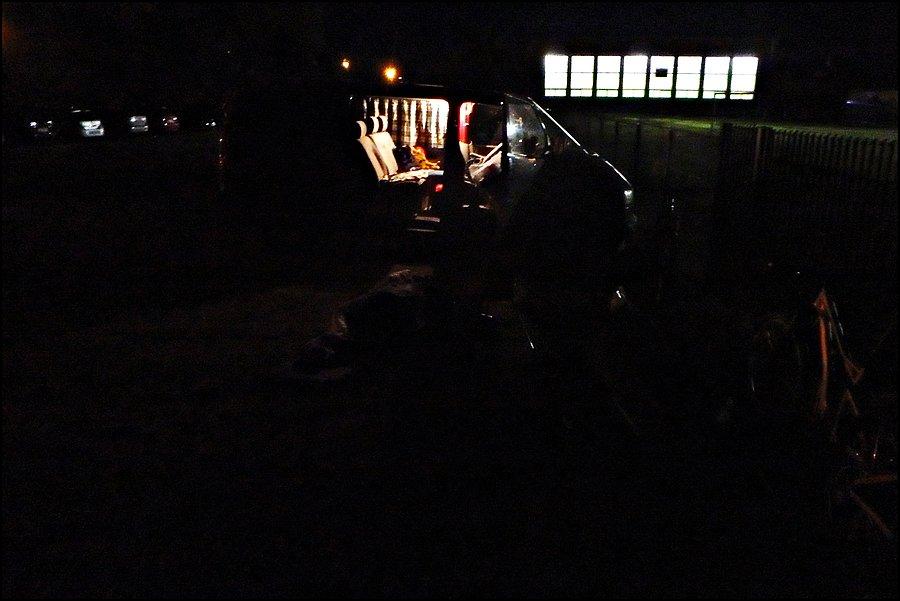 Na parkingu w Miasteczku Śląskim
