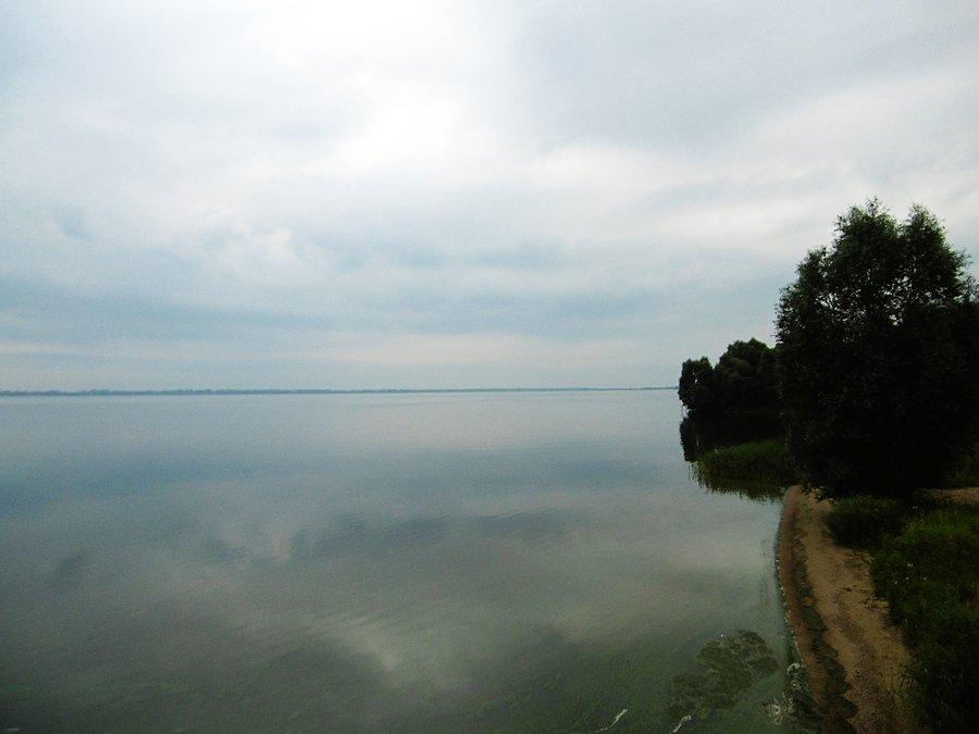 Widok z drugiej strony zalewu