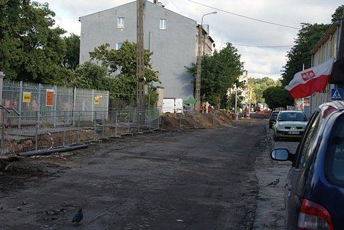 Ul. Barlickiego w remoncie