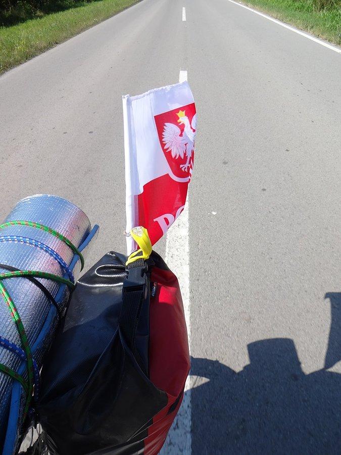 Polska flaga robi dobrą robotę