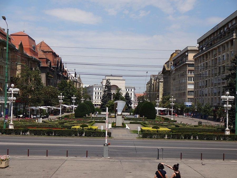 Widok na Plac Zwycięstwa