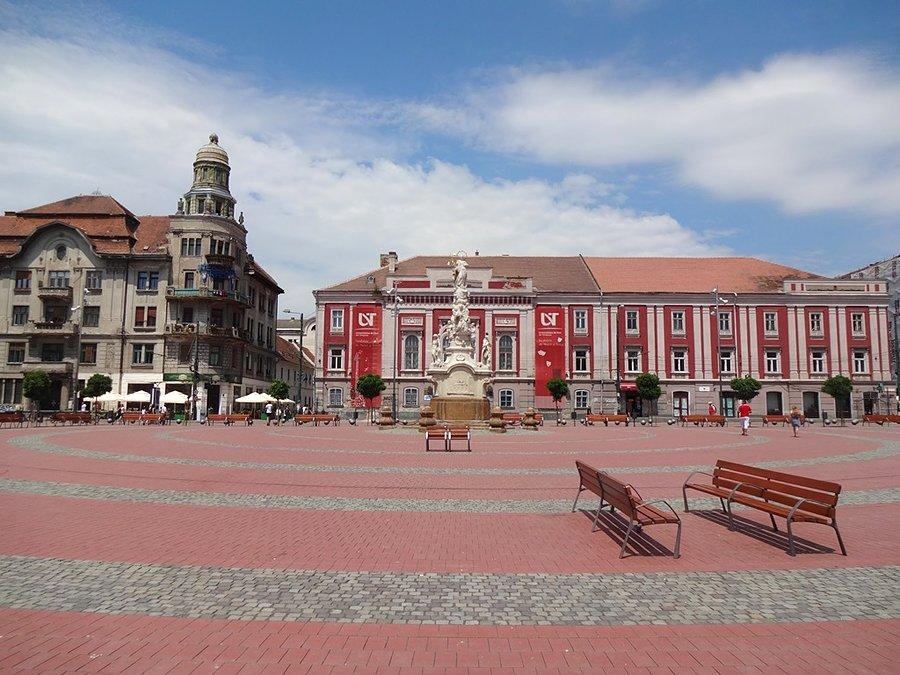 Kolejny plac w Timisoarze