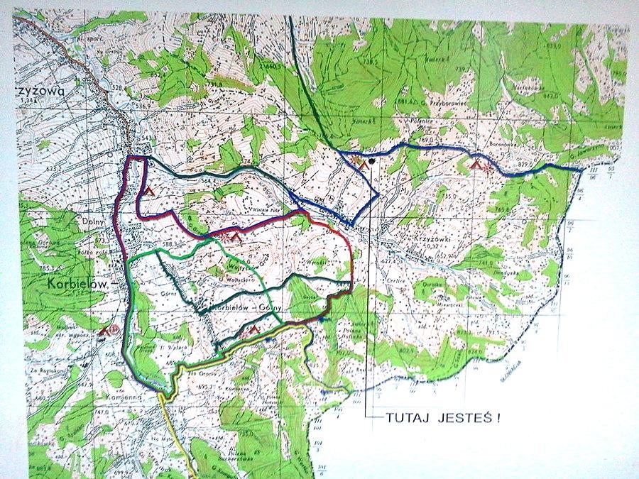 Mapa okolicy