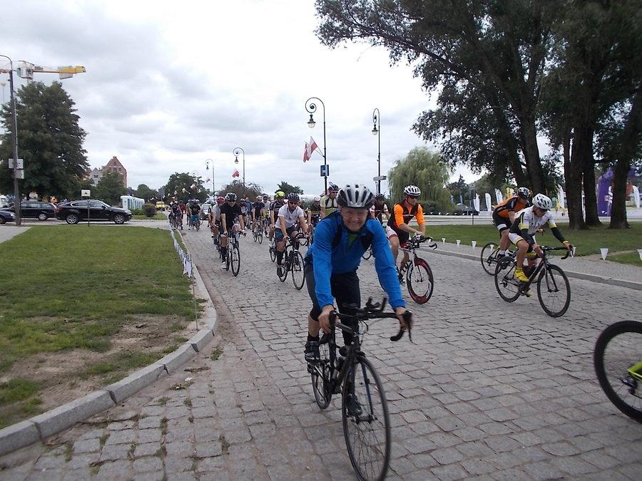 Przemek na trasie objazdowej