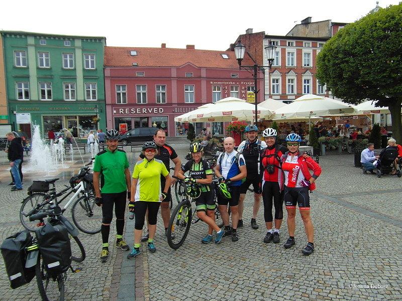 Spotkanie Rowerzystów z"Rowerowych Kaszub"- Rynek w Kościerzynie