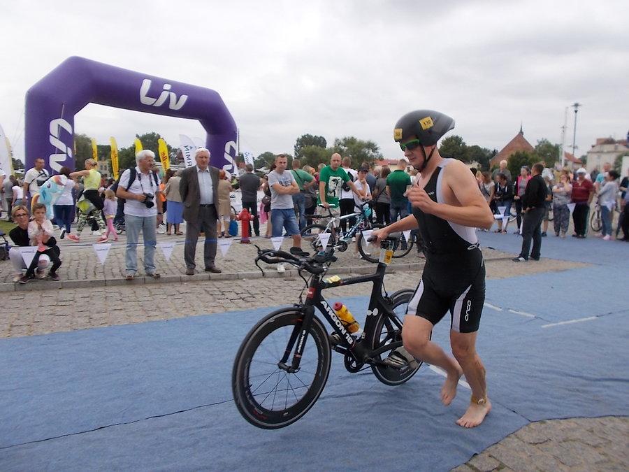 Garmin Elbląg - Miki bierze rowerowy rozbieg