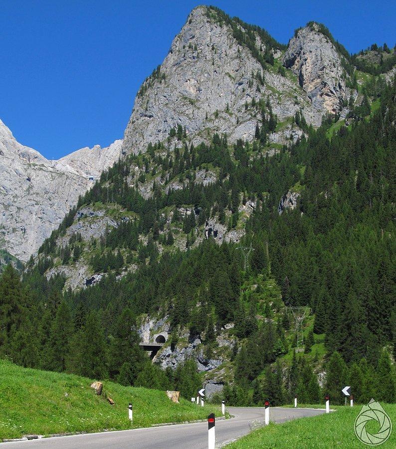 Widać już tunel do Malga Ciapela