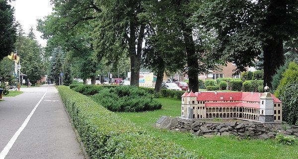 Makieta Zamku Suskiego przy ulicy Mickiewicza