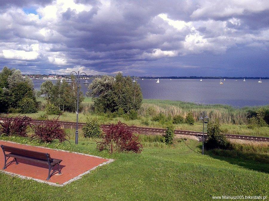 Widok na jezioro Niegocin