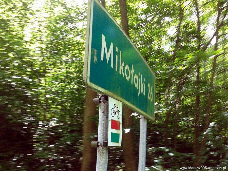 Do Mikołajek jeszcze tylko 26 kilometrów