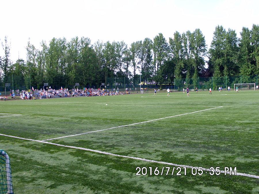 Na stadionie przy ulicy Lompy w Chorzowie mecz pomiędzy młodzieżą polską a włoską