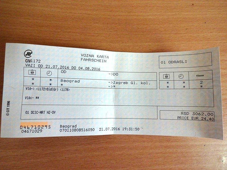 Bilet na weekendowy wyjazd :)