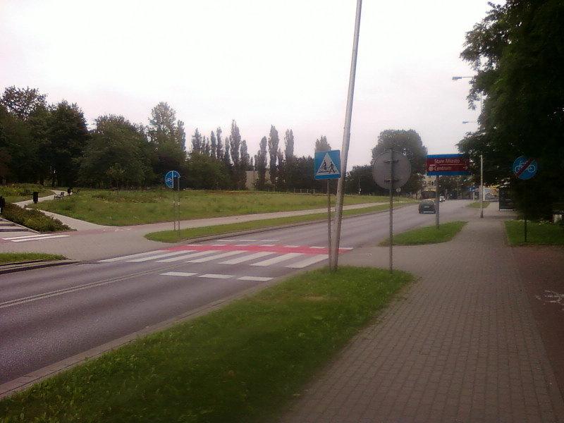 Przejazd rowerowy na Drewnowskiej