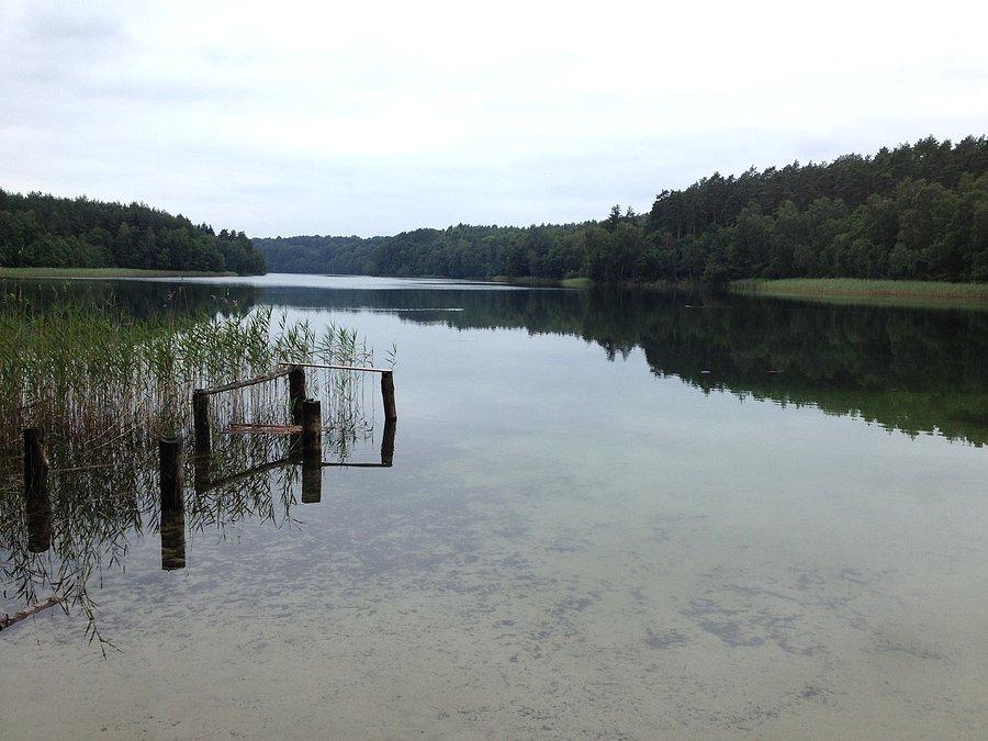 Jezioro Nakielno / Szkliste z bardzo czystą wodą