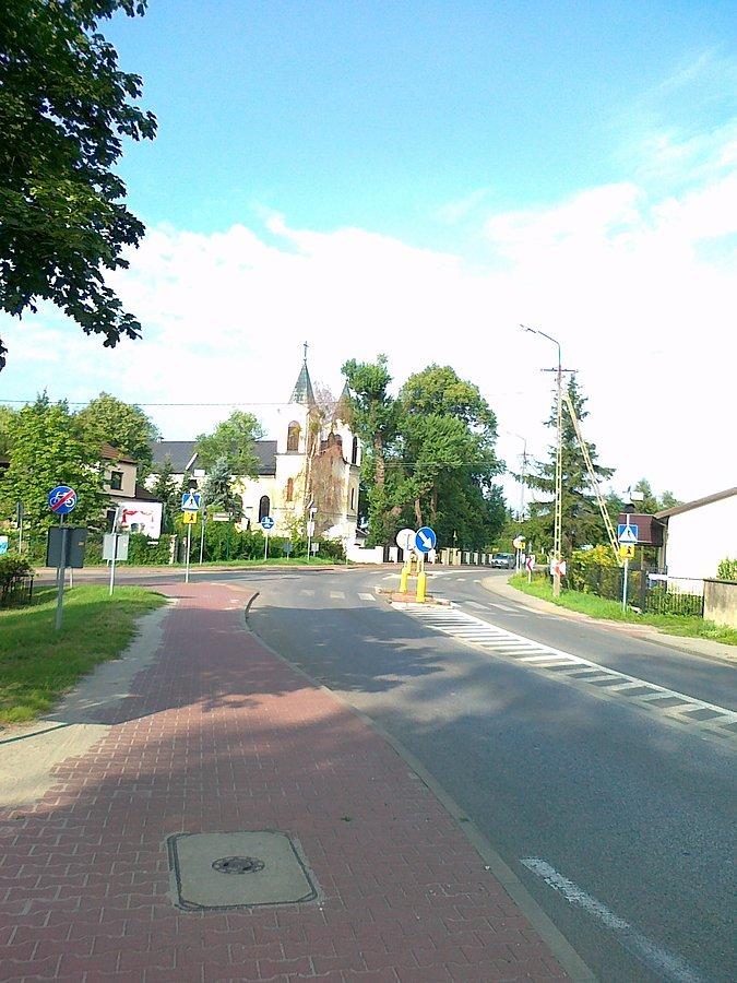 Wjazd do Borzęcina