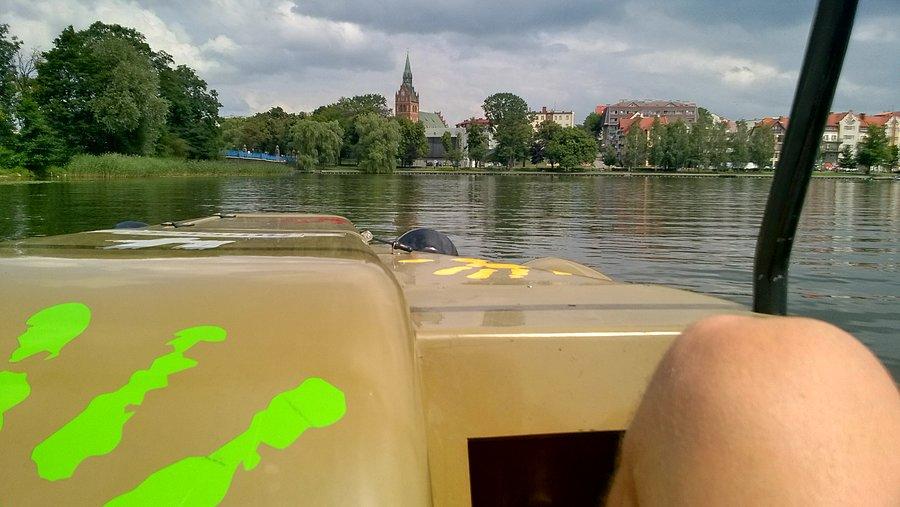Rowerem, ale nie po lądzie