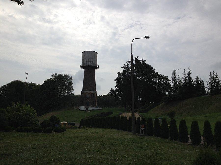 Wieża ciśnień w Wałczu z 1901 r. Wysokość 35.5 m