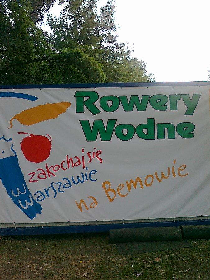 Rowery wodne na Bemowie są za darmo