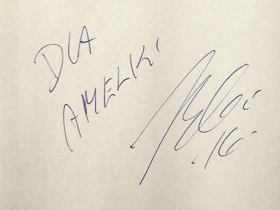 Autograf dla Amelki