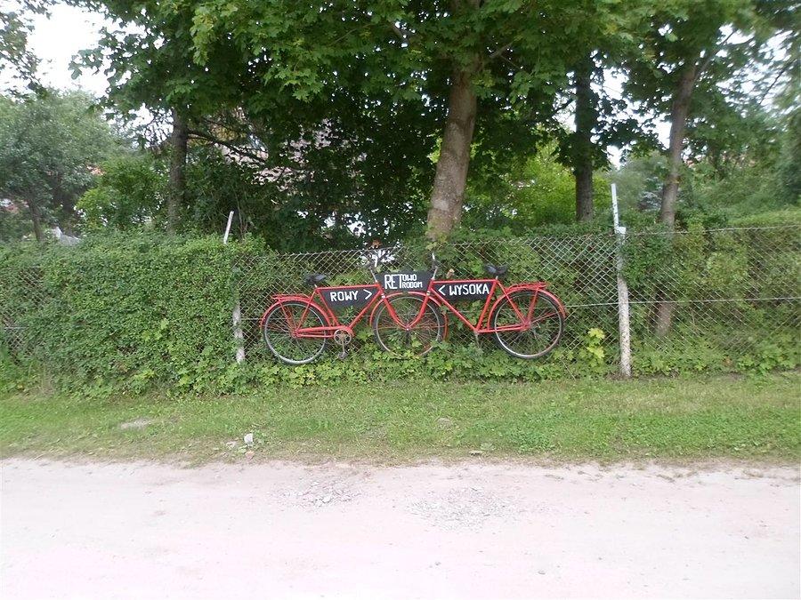 Rowerowy drogowskaz