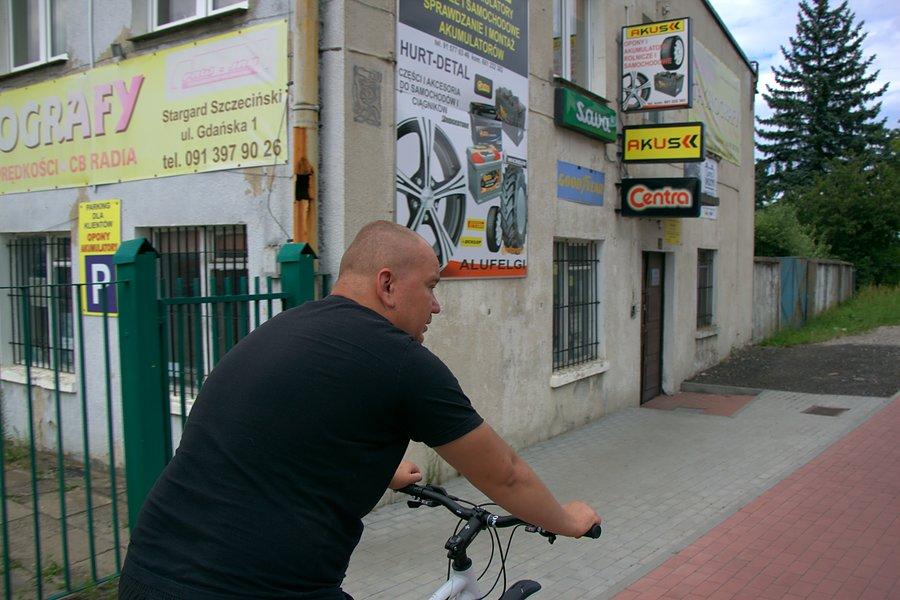W drodze na działkę