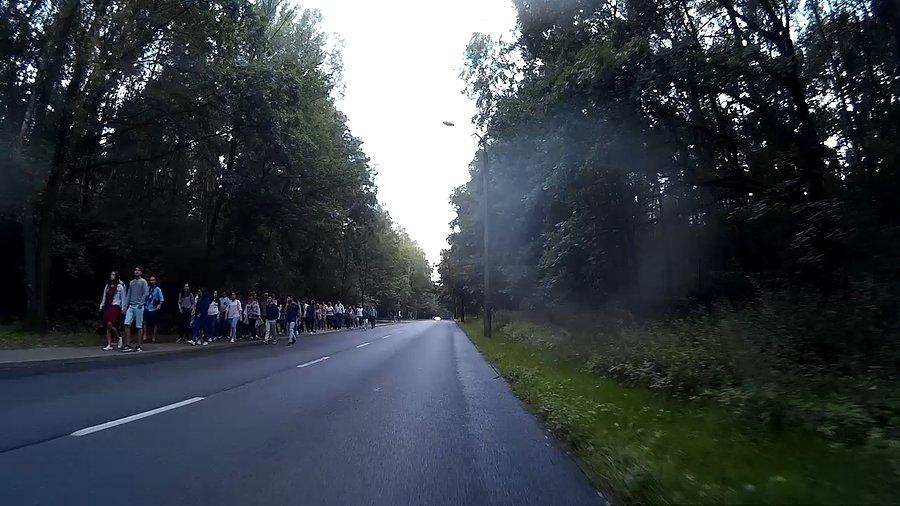 A to co? Pielgrzymi? Na Ligocie?