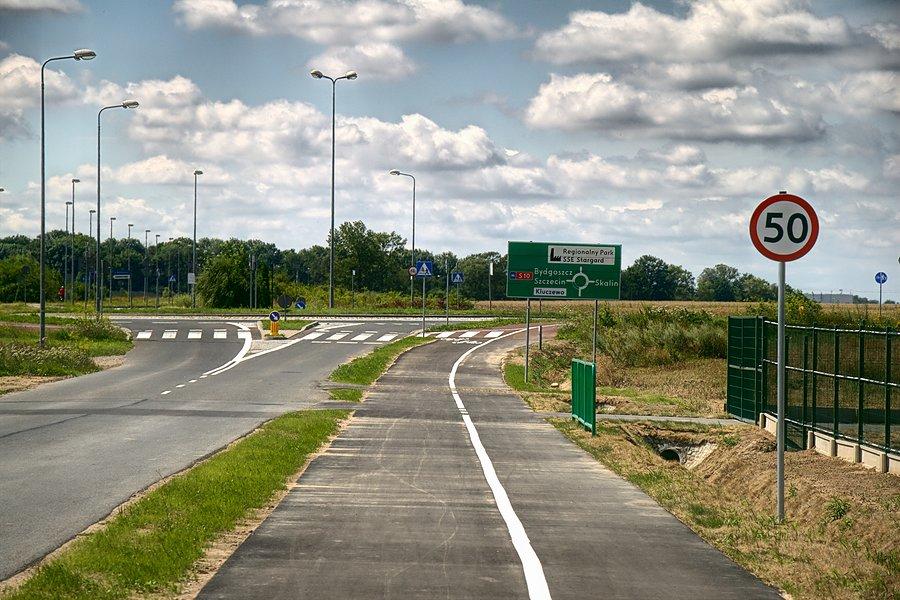 Nowo powstały odcinek DDRki przez Golczewo